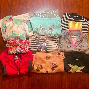 Girls long sleeves. Winter. Sweater. Pajama set.